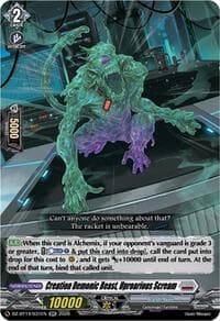 Creation Demonic Beast, Uproarious Scream - DZ-BT14: Envoys of the Crimson Moon - Cardfight Vanguard card