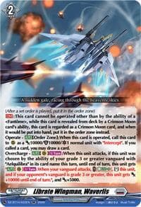 Librate Wingman, Waverlis - DZ-BT14: Envoys of the Crimson Moon - Cardfight Vanguard card