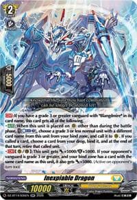 Inexpiable Dragon - DZ-BT14: Envoys of the Crimson Moon - Cardfight Vanguard card