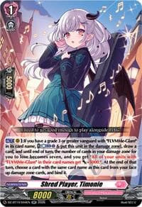 Shred Player, Timonie - DZ-BT14: Envoys of the Crimson Moon - Cardfight Vanguard card