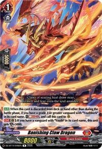 Banishing Claw Dragon - DZ-BT14: Envoys of the Crimson Moon - Cardfight Vanguard card