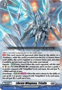Librate Wingman, Trisdia - DZ-BT14: Envoys of the Crimson Moon - Cardfight Vanguard card