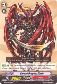 Garnet Dragon, Flash - BT04: Eclipse of Illusionary Shadows - Cardfight Vanguard card