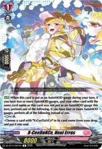 X-CeeDaNCe, Neui Erras - DZ-BT14: Envoys of the Crimson Moon - Cardfight Vanguard card