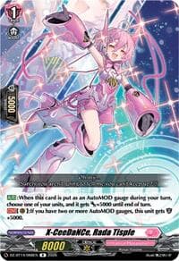 X-CeeDaNCe, Rada Tisple - DZ-BT14: Envoys of the Crimson Moon - Cardfight Vanguard card