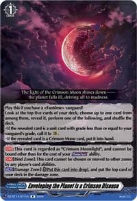 Enveloping the Planet is a Crimson Disease - DZ-BT14: Envoys of the Crimson Moon - Cardfight Vanguard card
