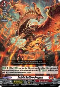 Enfold Bellow Dragon - DZ-BT14: Envoys of the Crimson Moon - Cardfight Vanguard card