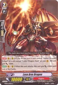 Lava Arm Dragon - BT04: Eclipse of Illusionary Shadows - Cardfight Vanguard card
