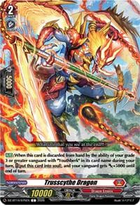 Trusscythe Dragon - DZ-BT14: Envoys of the Crimson Moon - Cardfight Vanguard card