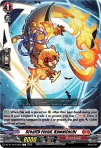 Stealth Fiend, Kawaitachi - DZ-BT14: Envoys of the Crimson Moon - Cardfight Vanguard card