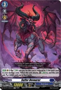 Suffer Devourer - DZ-BT14: Envoys of the Crimson Moon - Cardfight Vanguard card