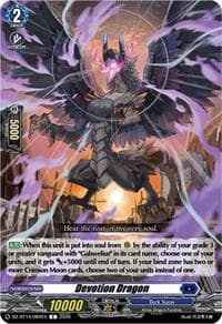 Devotion Dragon - DZ-BT14: Envoys of the Crimson Moon - Cardfight Vanguard card