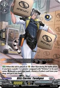 Blitz Carrier, Turahgen - DZ-BT14: Envoys of the Crimson Moon - Cardfight Vanguard card