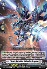Librate Battalion, Diffusion Dragon - DZ-BT14: Envoys of the Crimson Moon - Cardfight Vanguard card