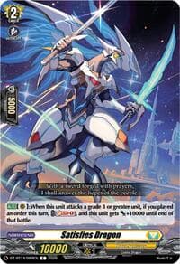 Satisfies Dragon - DZ-BT14: Envoys of the Crimson Moon - Cardfight Vanguard card