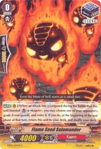 Flame Seed Salamander - BT04: Eclipse of Illusionary Shadows - Cardfight Vanguard card