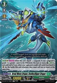 Break Waves Dragon, Benthosflipper Dragon - DZ-BT14: Envoys of the Crimson Moon - Cardfight Vanguard card