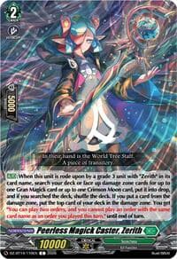 Peerless Magick Caster, Zerith - DZ-BT14: Envoys of the Crimson Moon - Cardfight Vanguard card