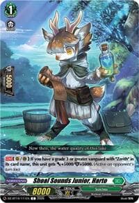 Shoal Sounds Junior, Harto - DZ-BT14: Envoys of the Crimson Moon - Cardfight Vanguard card