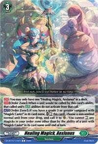 Healing Magick, Aexlunus - DZ-BT14: Envoys of the Crimson Moon - Cardfight Vanguard card