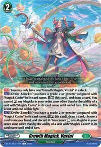 Growth Magick, Voxtol - DZ-BT14: Envoys of the Crimson Moon - Cardfight Vanguard card