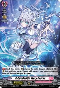 X-CeeDaNCe, Mery Cracia - DZ-BT14: Envoys of the Crimson Moon - Cardfight Vanguard card