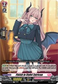 Finish in Style! Zairicua - DZ-BT14: Envoys of the Crimson Moon - Cardfight Vanguard card