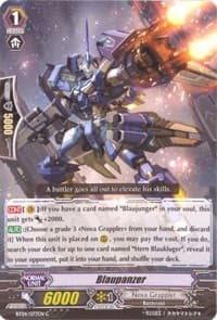 Blaupanzer - BT04: Eclipse of Illusionary Shadows - Cardfight Vanguard card
