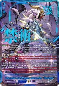 Demonic Lord Dragon, Gabwelius "Fantome" (SEC) - DZ-BT14: Envoys of the Crimson Moon - Cardfight Vanguard card