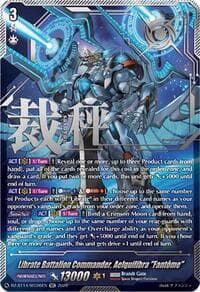 Librate Battalion Commander, Aelquilibra "Fantome" (SEC) - DZ-BT14: Envoys of the Crimson Moon - Cardfight Vanguard card