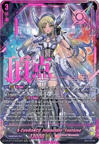 X-CeeDaNCe, Impauldio "Fantome" (SEC) - DZ-BT14: Envoys of the Crimson Moon - Cardfight Vanguard card