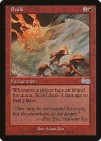 Scald - Urza's Saga - Magic: The Gathering card