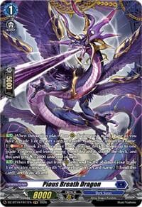 Pious Breath Dragon (FR) - DZ-BT14: Envoys of the Crimson Moon - Cardfight Vanguard card