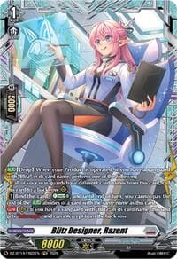 Blitz Designer, Razent (FR) - DZ-BT14: Envoys of the Crimson Moon - Cardfight Vanguard card