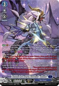 Demonic Lord Dragon, Gabwelius "Fantome" (SR) - DZ-BT14: Envoys of the Crimson Moon - Cardfight Vanguard card