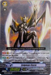 Enigman Storm (SP) - BT04: Eclipse of Illusionary Shadows - Cardfight Vanguard card