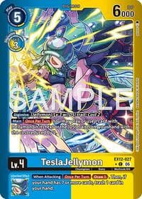 TeslaJellymon (Limited Foil) - Digital World Shambala - Digimon Card Game card