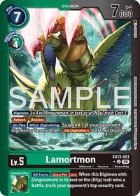 Lamortmon (Limited Foil) - Digital World Shambala - Digimon Card Game card