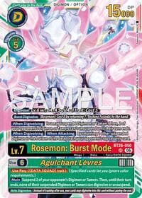 Rosemon: Burst Mode // Aguichant Levres - Timeless Bonds - Digimon Card Game card