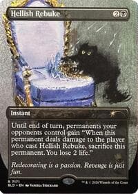 Hellish Rebuke - Secret Lair Drop Series - Magic: The Gathering card