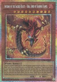 Inferno of the Sacred Beasts - Uria, Lord of Searing Flames (Starlight Rare) - Chaos Origins - YuGiOh card
