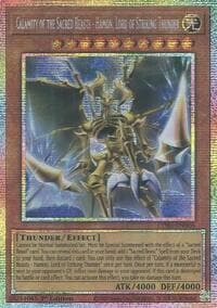 Calamity of the Sacred Beasts - Hamon, Lord of Striking Thunder (Starlight Rare) - Chaos Origins - YuGiOh card