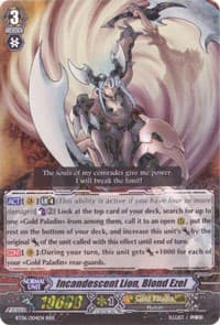 Incandescent Lion, Blond Ezel - BT06: Breaker of Limits - Cardfight Vanguard card