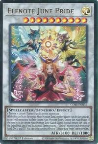 Elfnote June Pride - Chaos Origins - YuGiOh card