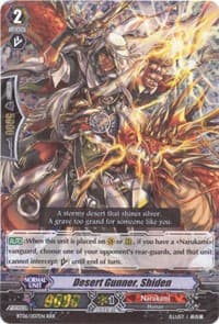 Desert Gunner, Shiden - BT06: Breaker of Limits - Cardfight Vanguard card