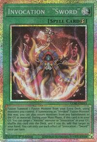 Invocation - "Sword" (Starlight Rare) - Chaos Origins - YuGiOh card