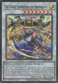 The Three Champions of Swordsoul - Chaos Origins - YuGiOh card