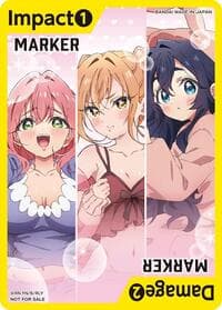 Marker Card (The 100 Girlfriends who Really Really Really Really Really Love You) - Union Arena Promotion Cards - Union Arena card