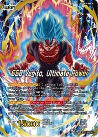 Vegito // SSB Vegito, Ultimate Power (SLR) - Impact Beyond Dimensions - Dragon Ball Super: Masters card
