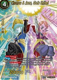 Chronoa & Aeos, Gods United (SPR) - Impact Beyond Dimensions - Dragon Ball Super: Masters card